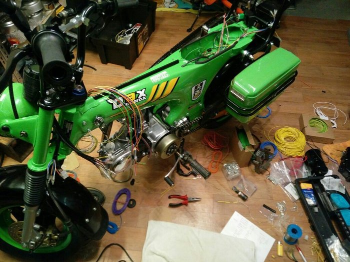 Honda Dax Verkabelung